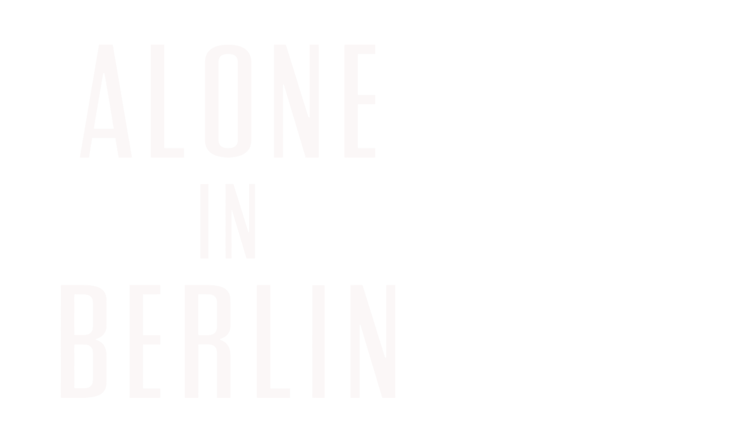 Alone in Berlin