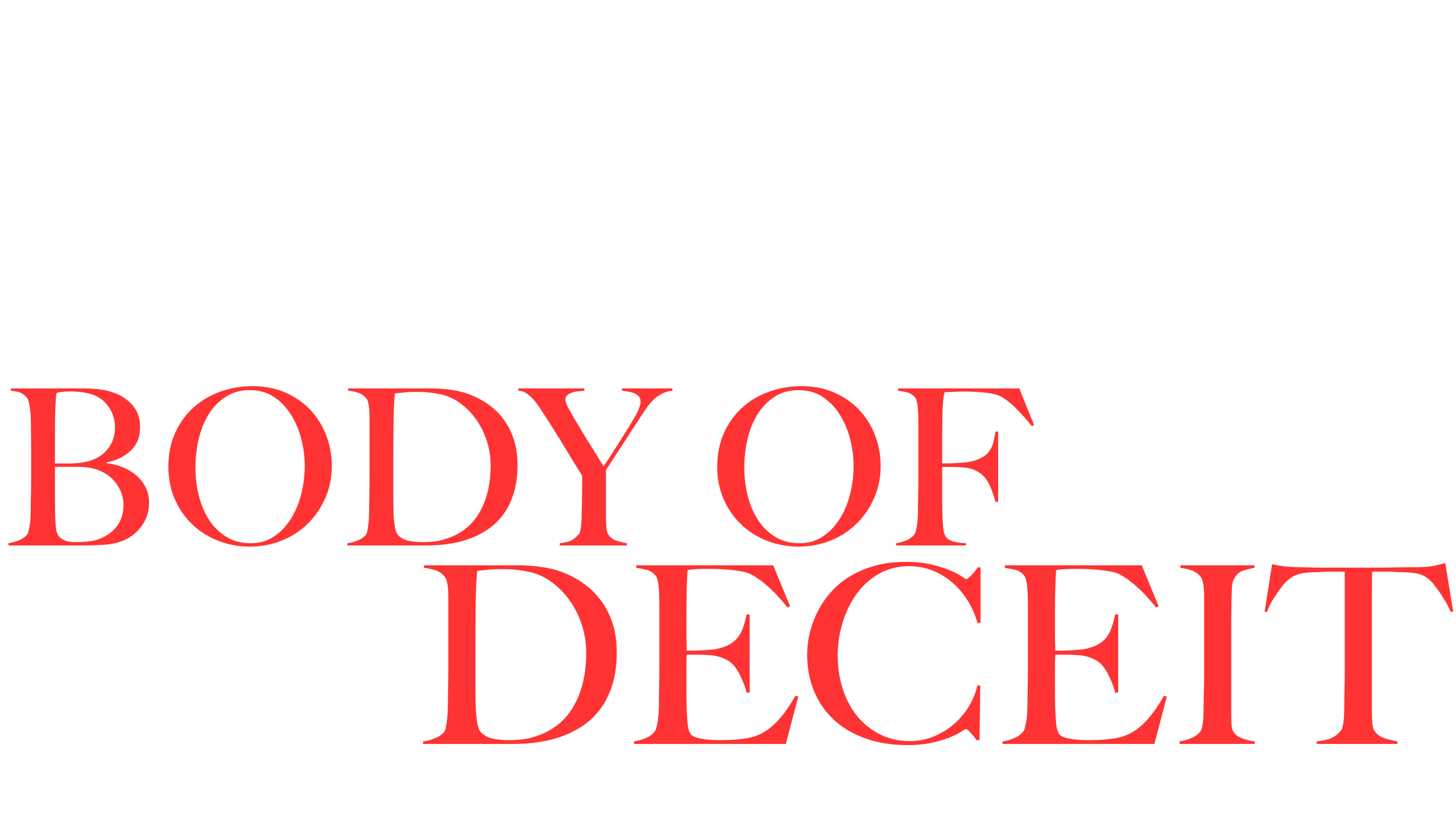 Body Of Deceit