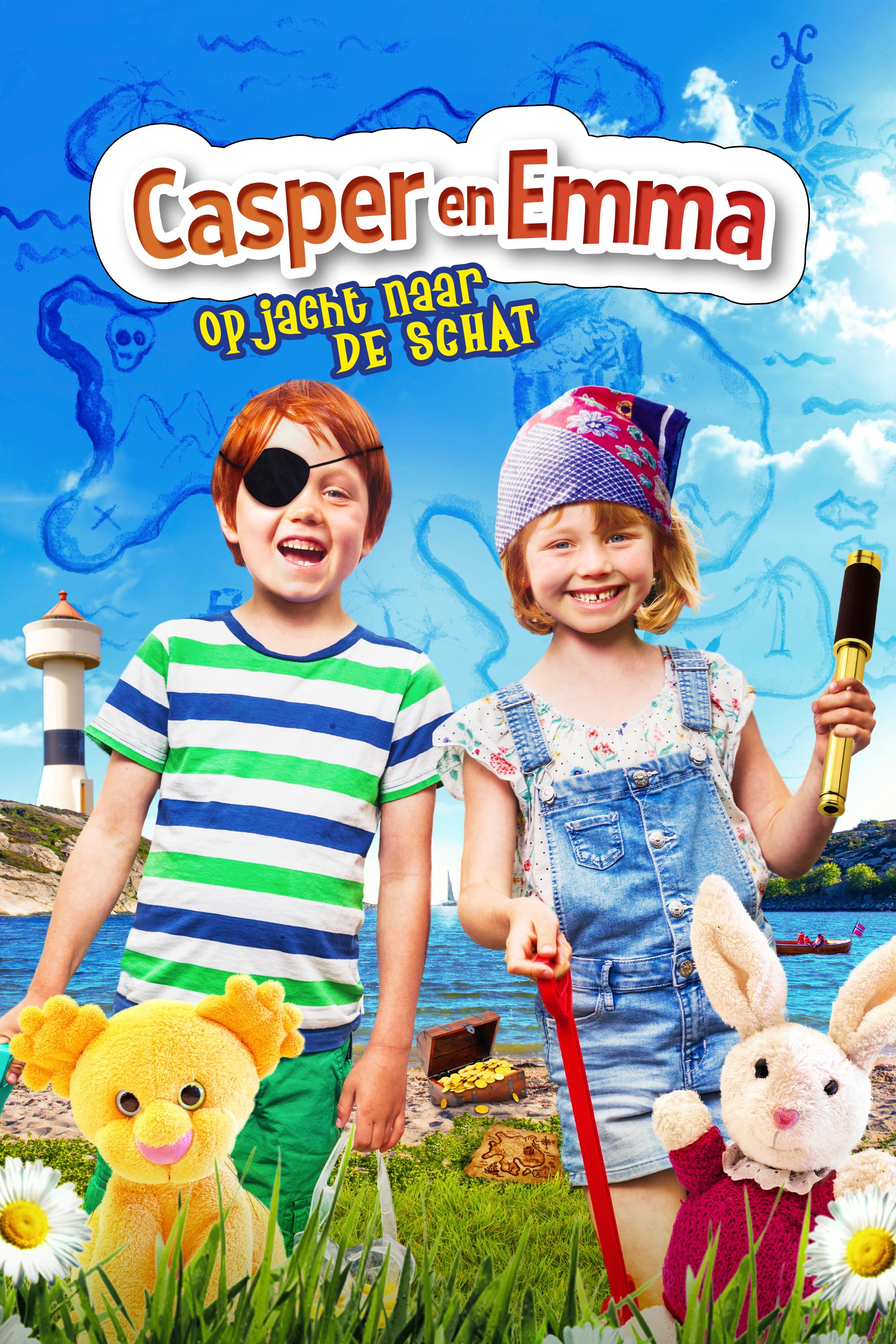 Casper en Emma op Jacht Naar de Schat