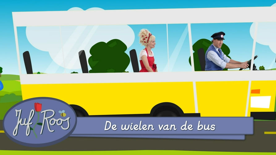 De wielen van de bus