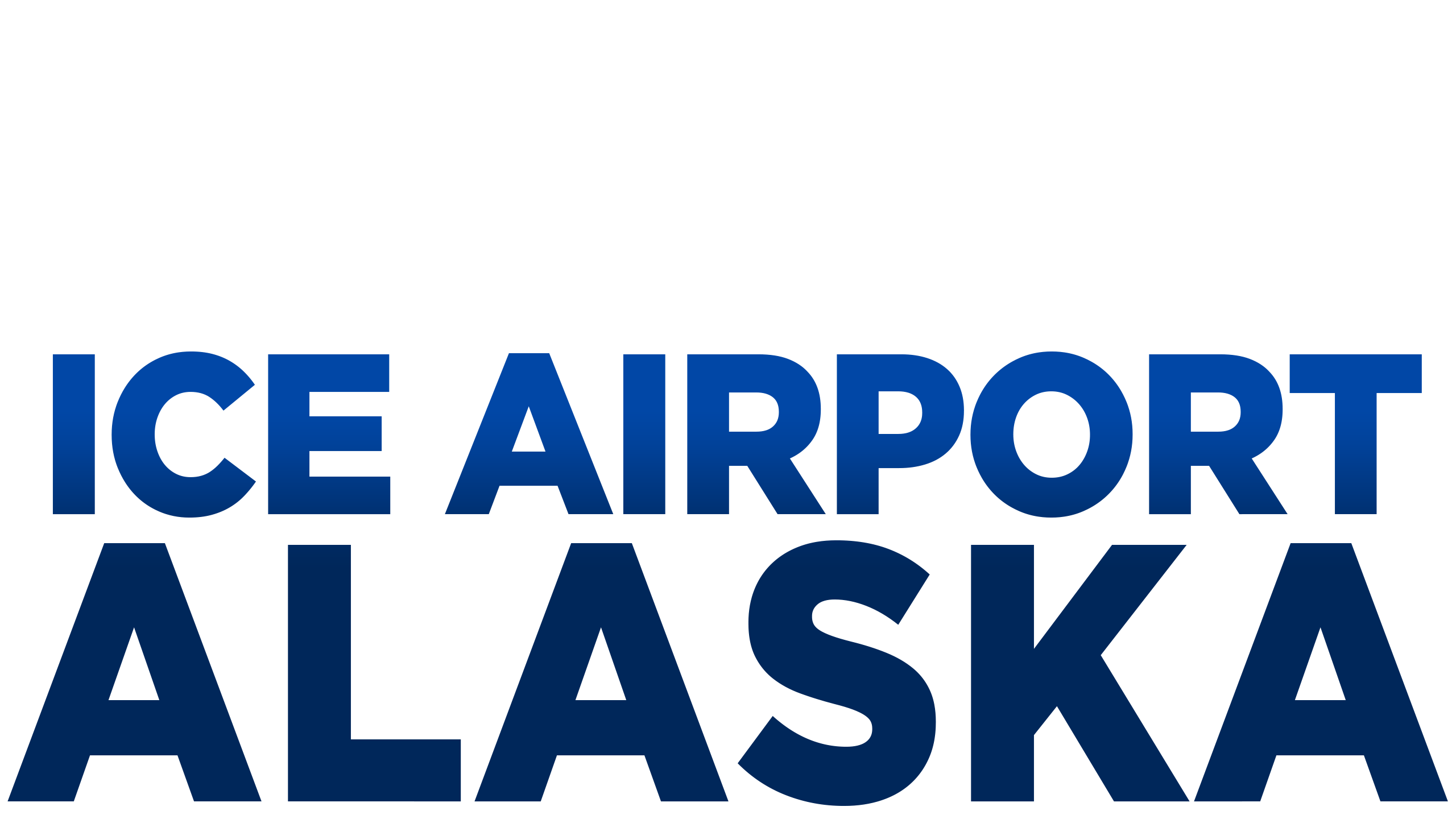 Ice Airport Alaska