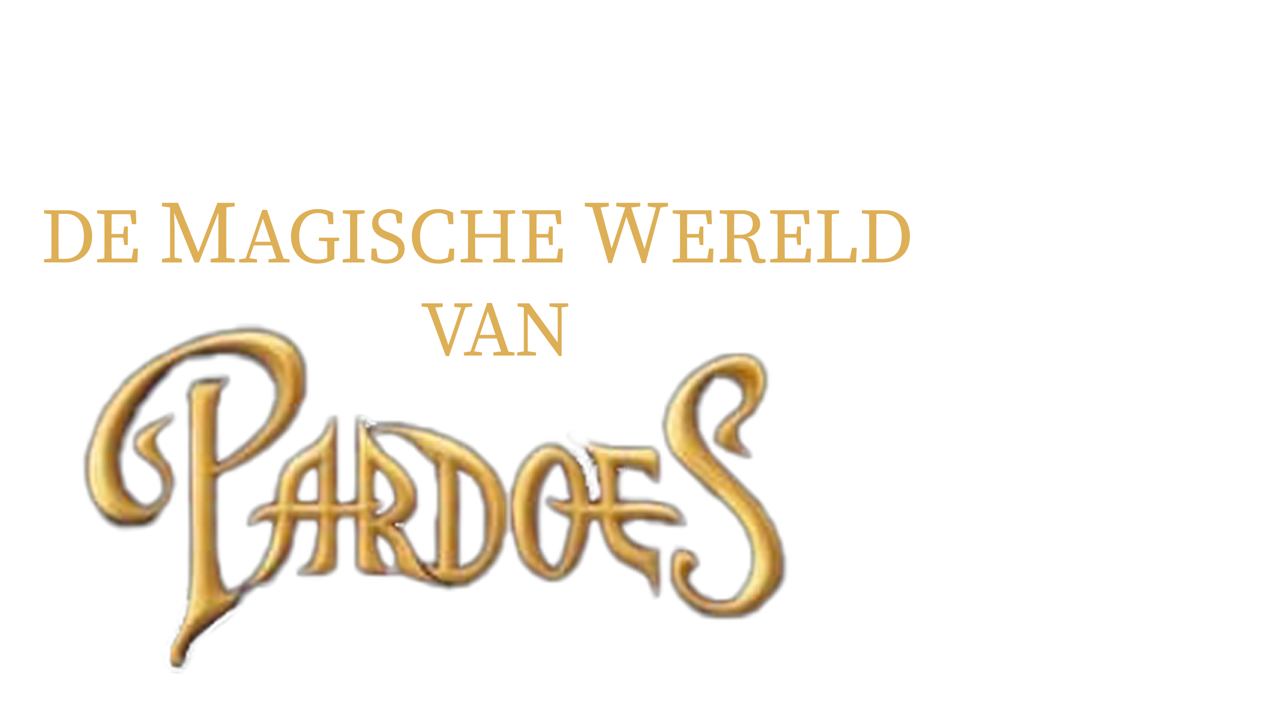 De Magische Wereld Van Pardoes