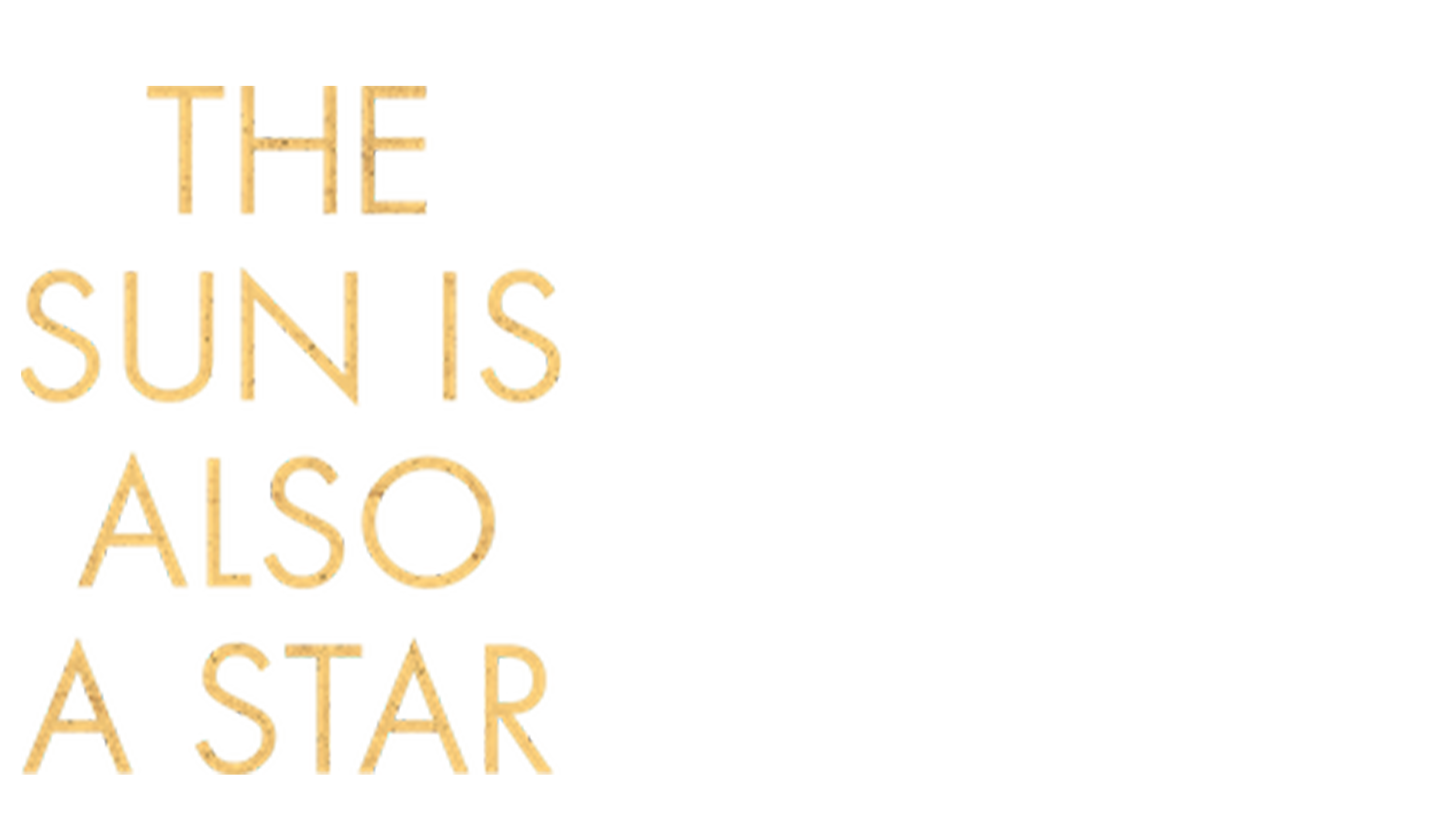 The Sun Is Also A Star