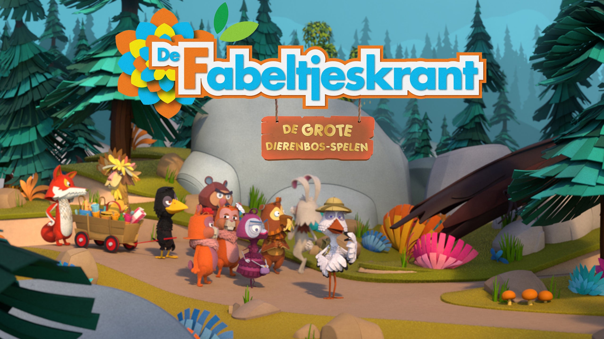 De Fabeltjeskrant: De Grote Dierenbos-Spelen