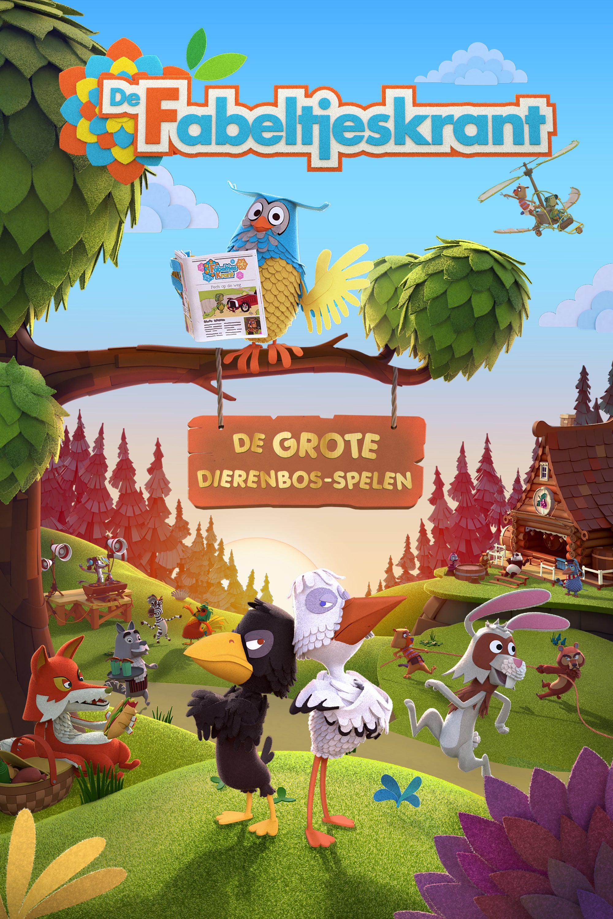 De Fabeltjeskrant: De Grote Dierenbos-Spelen