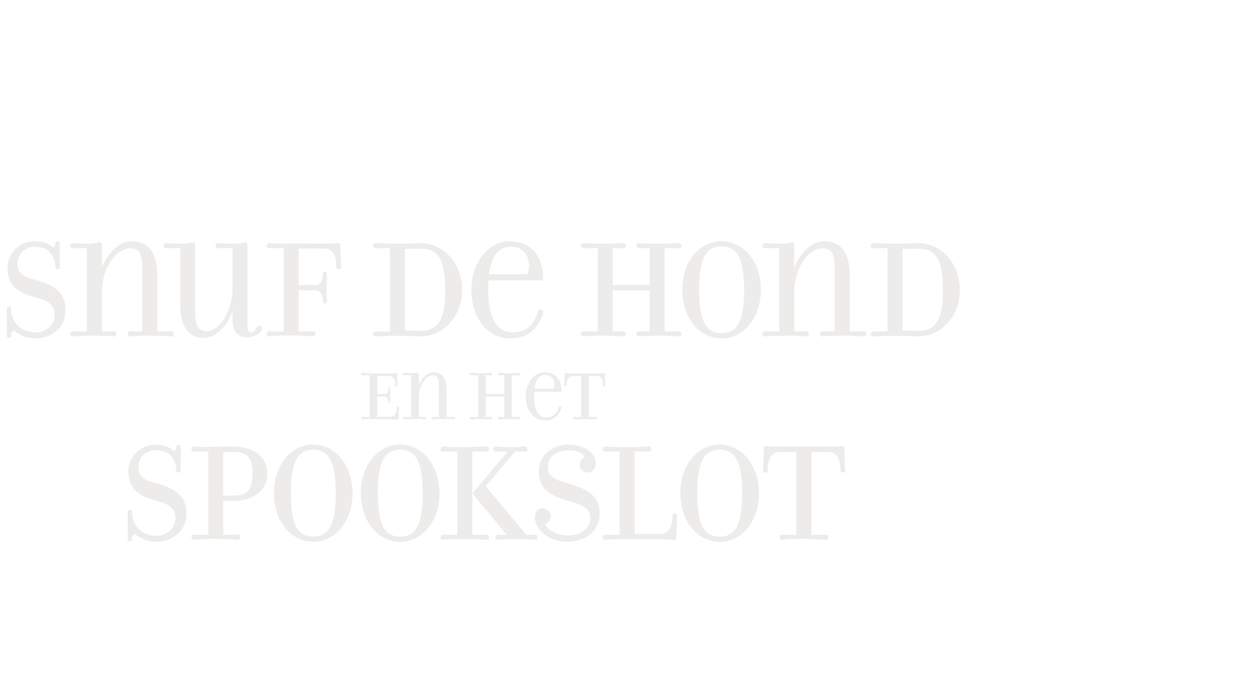 Snuf de Hond En Het Spookslot