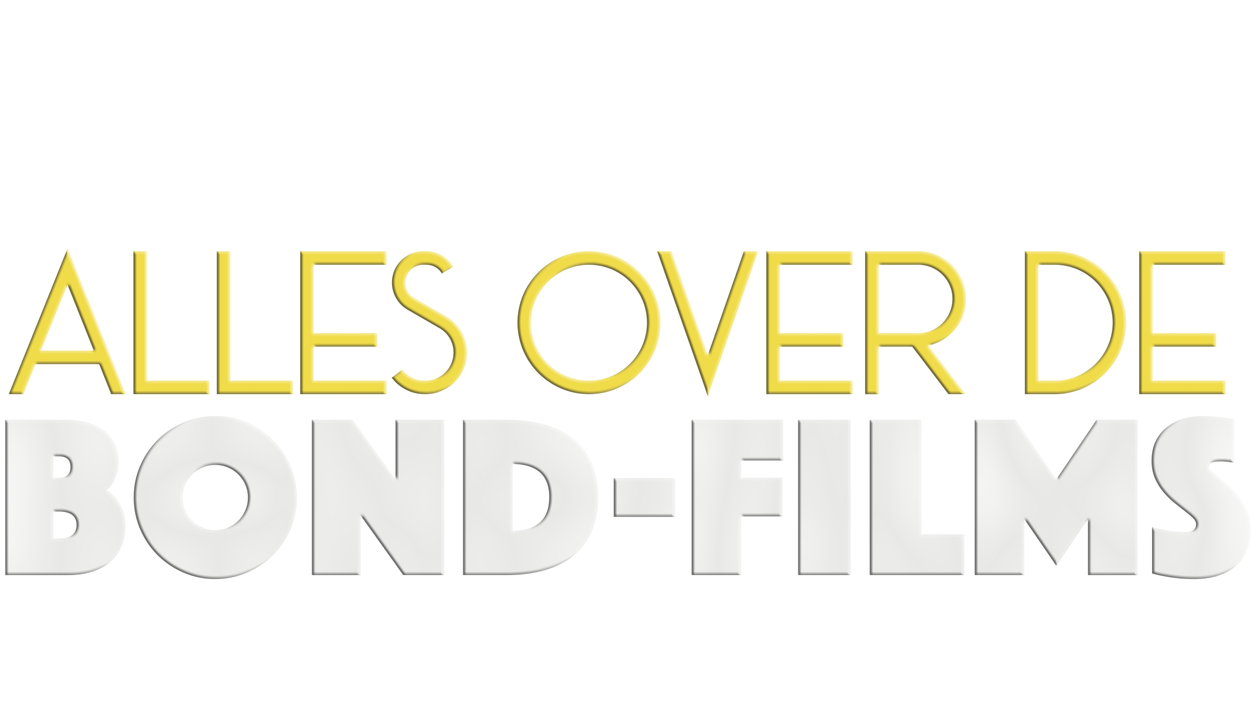 Alles Over De Bond-films