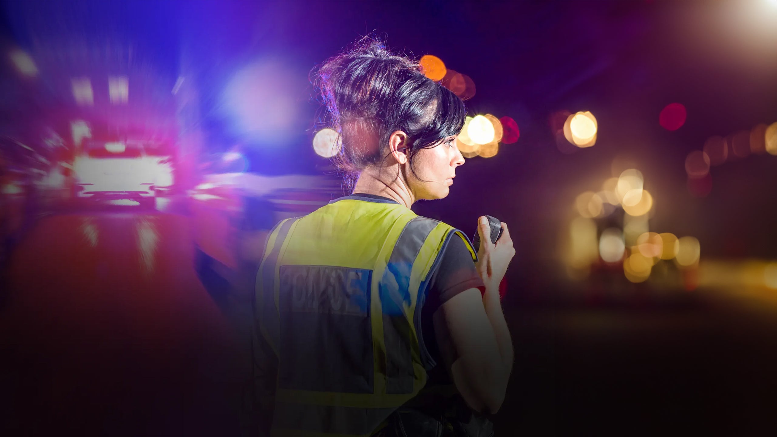 Politie In Het Holst Van De Nacht.