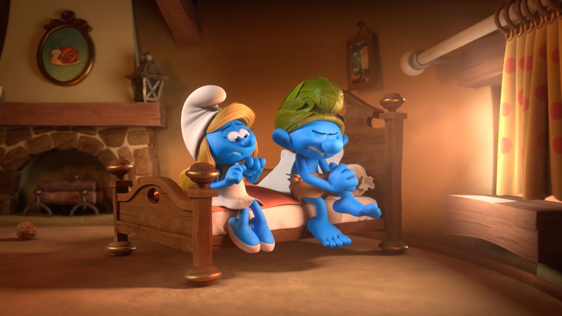 Wilde Smurf Settelt Zich