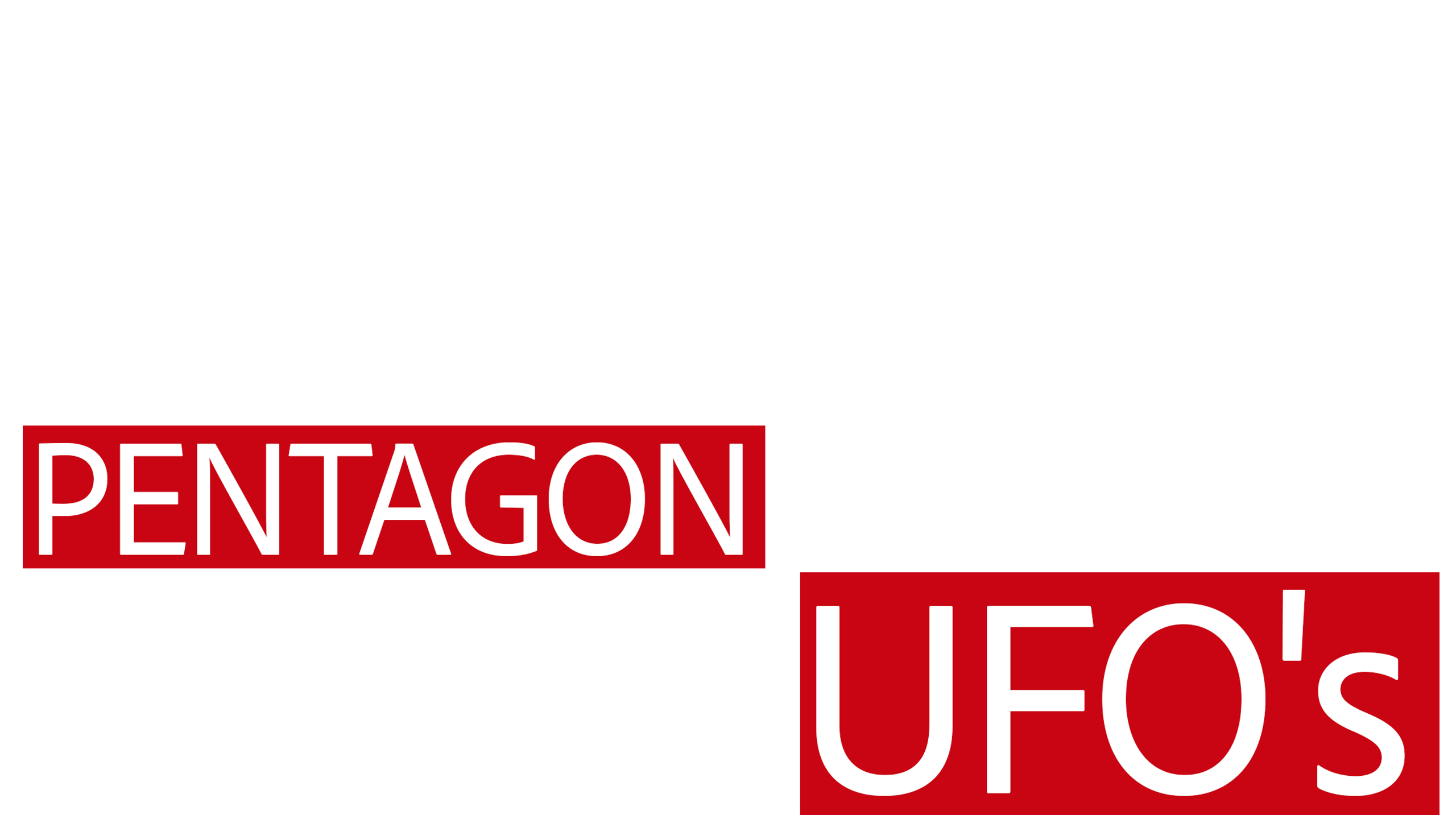 Wat Het Pentagon Weet Van UFO's