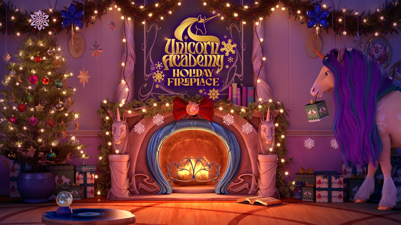 The Unicorn Academy Fireplace