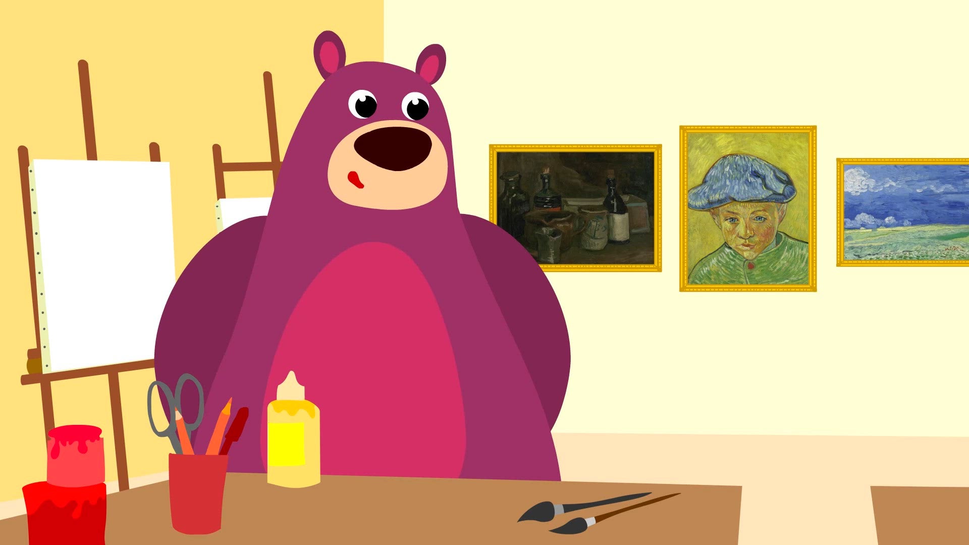 Verschillende schilderijen