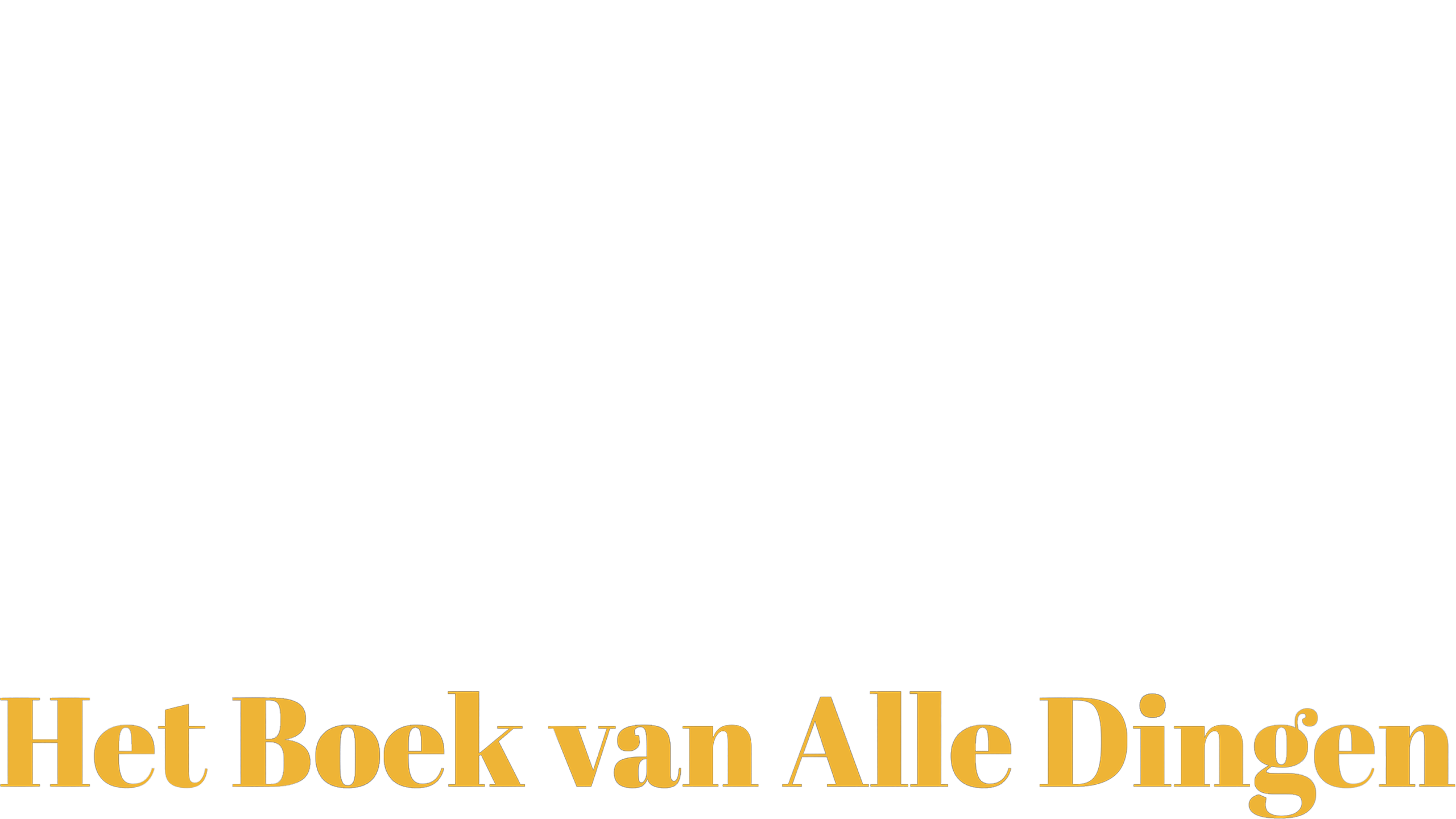 Het Boek van Alle Dingen