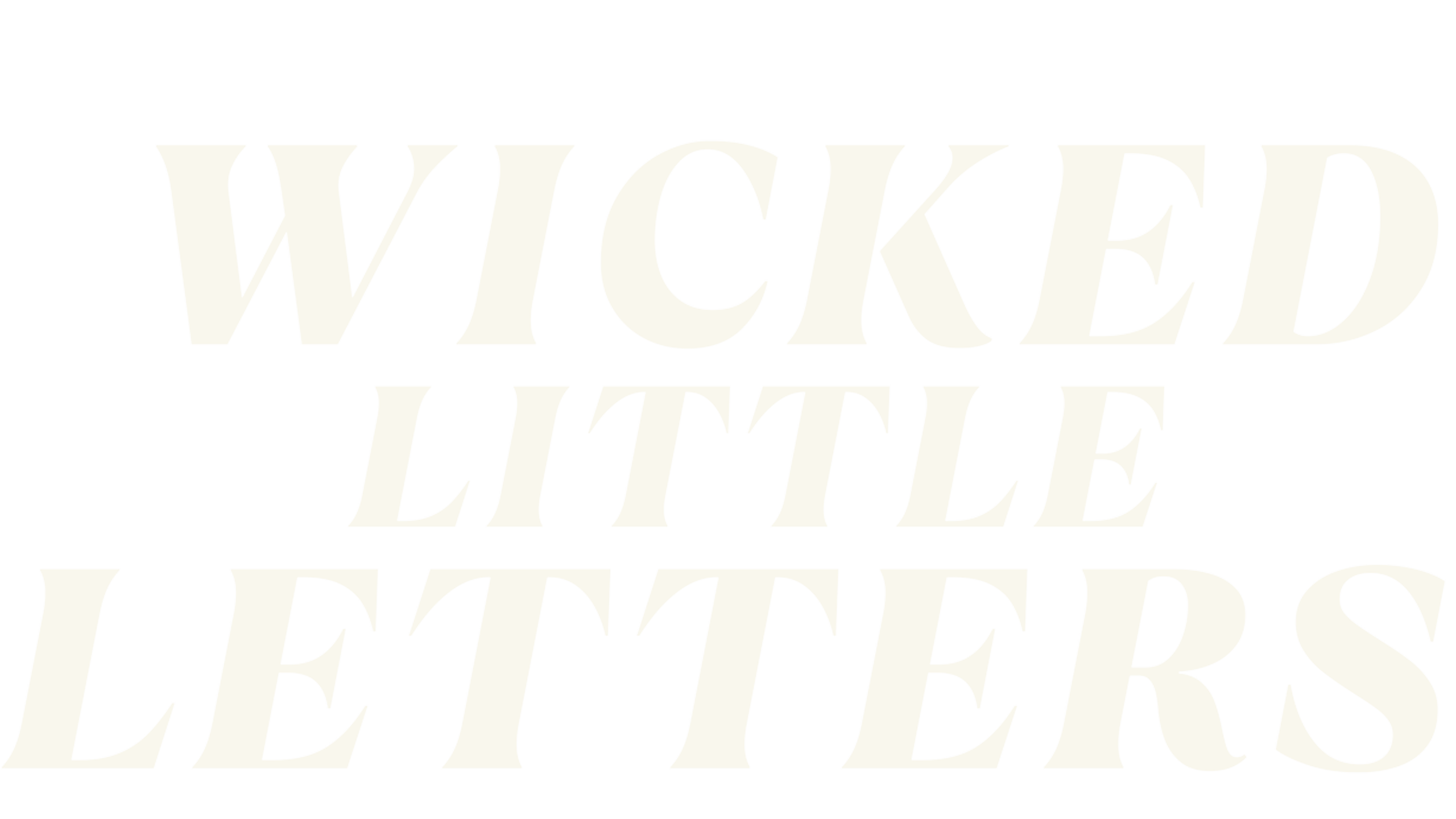 Wicked Little Letters